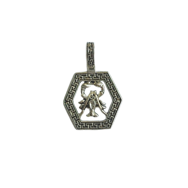 آویز نقره زنانه مدل ماه خرداد کد 003