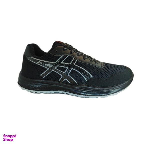 کتانی ورزشی مردانه طرح asics کد kargadan ms01 رنگ مشکی