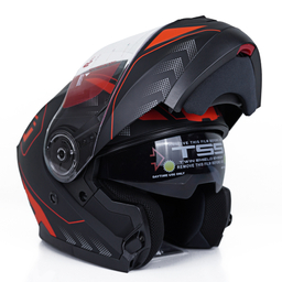 کلاه کاسکت فک متحرک ردلاین مدل 937 طرح Red arrow mt