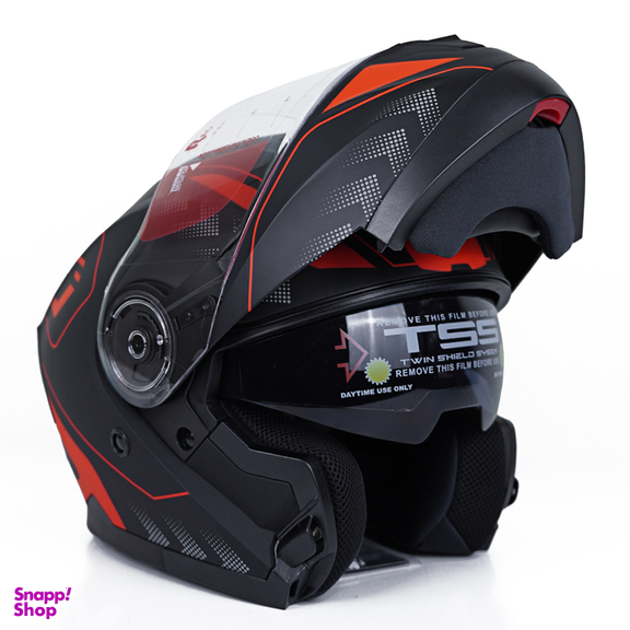 کلاه کاسکت فک متحرک ردلاین مدل 937 طرح Red arrow mt