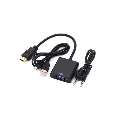 مبدل HDMI به VGA آیدیا کد 5521 به همراه کابل صدا و برق