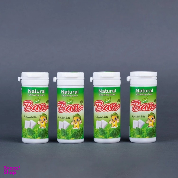 آدامس طبیعی بن طعم نعنا پونه مجموعه 4 عددی بسته بندی قوطی