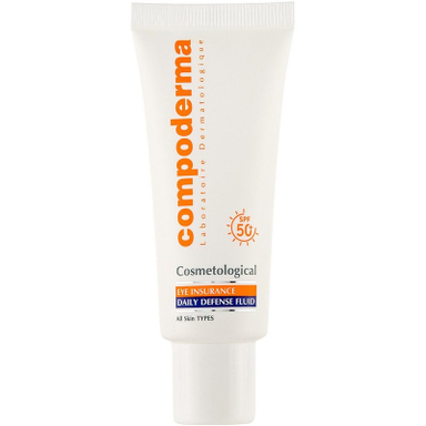 کرم ضد آفتاب دور چشم بدون رنگ کامپودرما مدل آی اینشورنس spf50 مناسب انواع پوست حجم 40 میلی لیتر