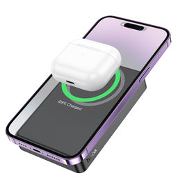 پاوربانک مغناطیسی 20 وات هوکو مدل J125A ظرفیت 10000 میلی آمپر ساعت