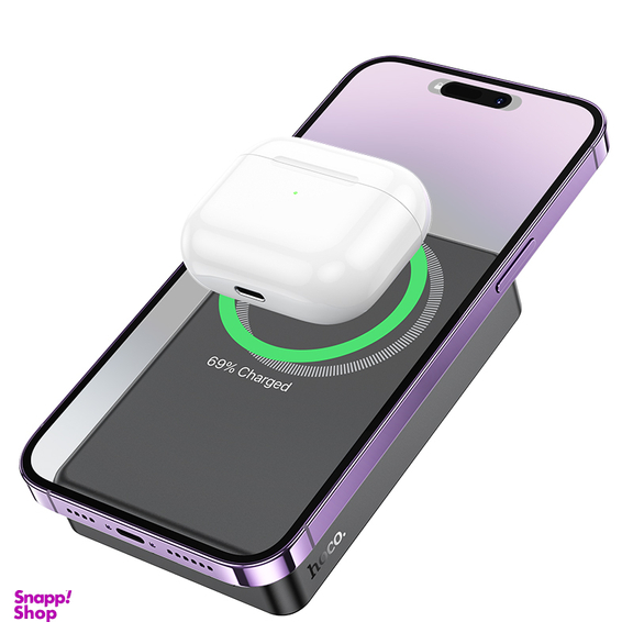 پاوربانک مغناطیسی 20 وات هوکو مدل J125A ظرفیت 10000 میلی آمپر ساعت