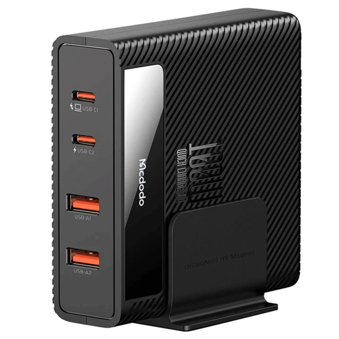 شارژر رومیزی مک دودو 100 وات مدل CH-1802 100W PD Quick Charging Station