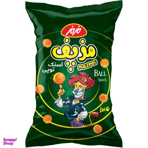 اسنک پنیری رول مزپف مزمز وزن 85 گرم