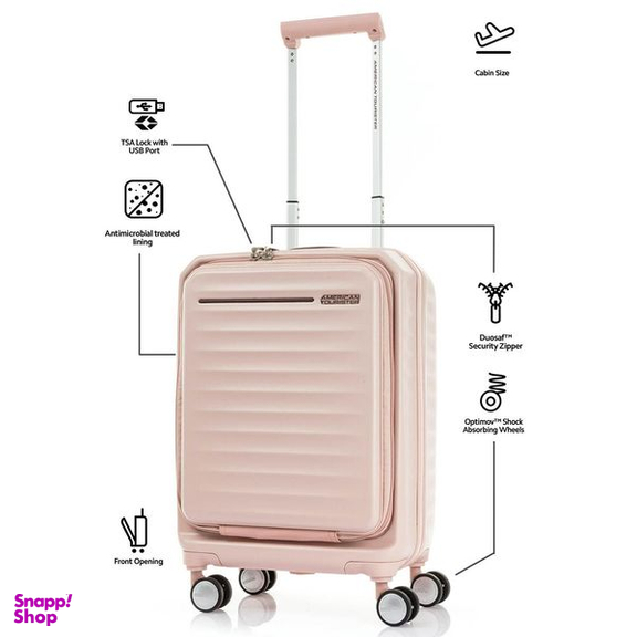مجموعه دو عددی چمدان امریکن توریستر مدل Frontec HJ3