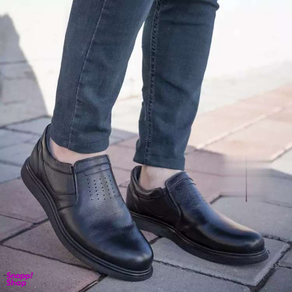 کفش راحتی چرم طبیعی مردانه مدل نیومن