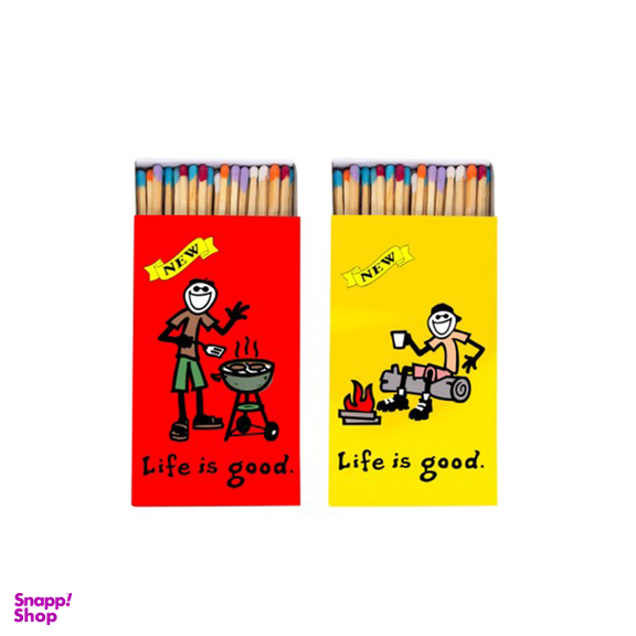 کبریت توکلی مدل Life is Good بسته 2 عددی