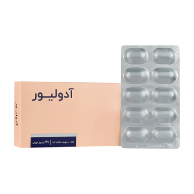 قرص آدولیور اشبال شیمی بسته 30 عددی