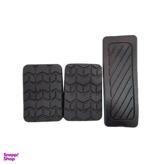 لاستیک پدال ترمز و کلاچ خودرو قطعه سازان کبیر مدل PEDAL-TIBA-922 مناسب برای تیبا بسته 3 عددی