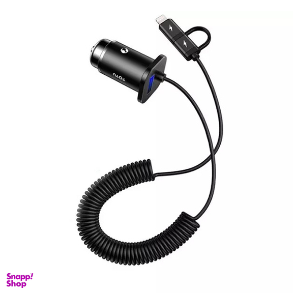شارژر فندکی سه پورت توتو مدل DCCL-07