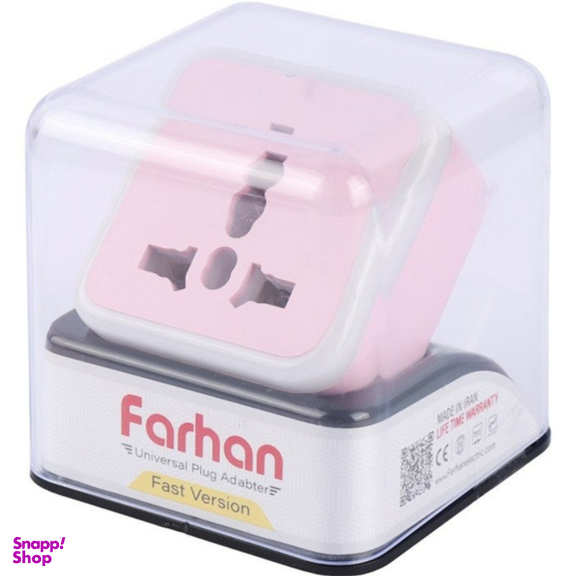 تبدیل برق 3 به 2 چراغ دار فرحان الکتریک مدل F10