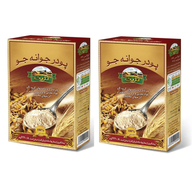 پودر جوانه جو تژین وزن 220 گرم بسته 2 عددی