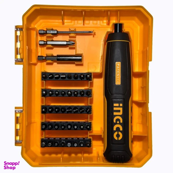 پیچ گوشتی شارژی اینکو کد CSDLI04062 مجموعه 43 عددی