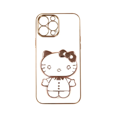 قاب گوشی موبایل طرح دار مدل کیتی آینه ای مناسب Apple iPhone 14 Pro