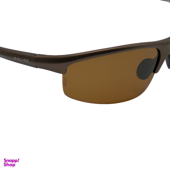 عینک آفتابی مردانه پلیس مدل UV400 POLICE 8333 رنگ قهوه ای