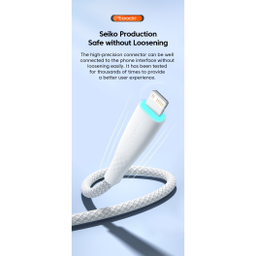 کابل دیتا USB-C به Lightning توکی مدل BMH05 طول 2 متر