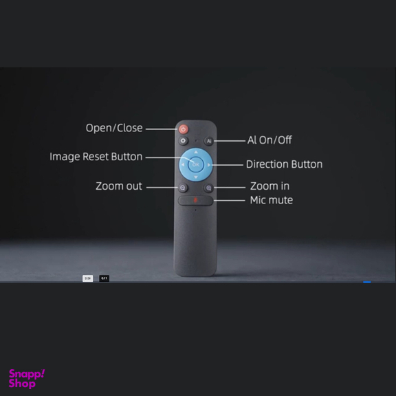 وب کم پاویفو مدل 4K AI Auto-Framing With Remote Control