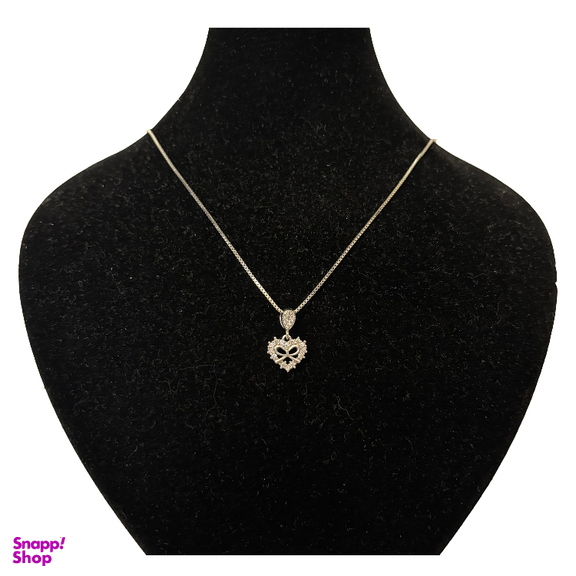 گردنبند نقره زنانه گیرا مدل قلب کد G1037