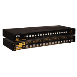 سویيچ کی وی ام ۱۶ پورت کی نت مدل PLUS KP-SWKH416 Automatic USB