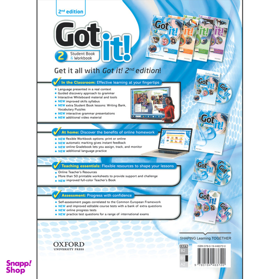 کتاب GOT IT 2 اثر جمعی از نویسندگان انتشارات OXFORD به همراه سی دی