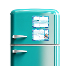 مگنت یخچال لاژید مدل پلنر روزانه و هفتگی کد MGNT013 سایز 20×30 سانتی متر بسته 2 عددی