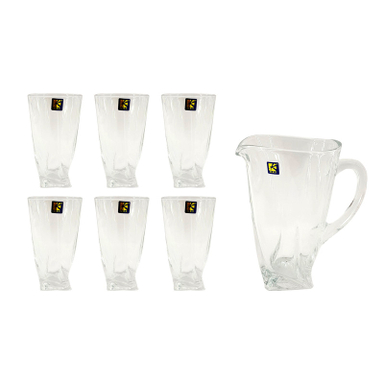 ست پارچ و لیوان 7 پارچه ام آر اس مدل توئیست