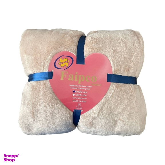 پتو یک نفره مسافرتی فایپکو مدل الیز کد CHA1 سایز 150×220 سانتی متر