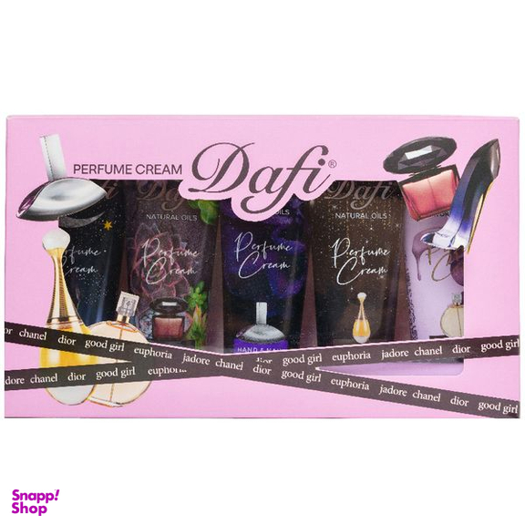 کرم مرطوب کننده دافی مدل perfume cream حجم 75 میلی لیتر مجموعه 5 عددی