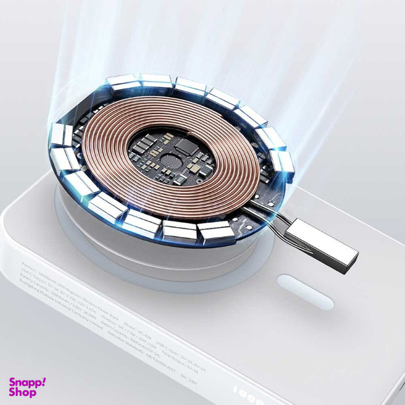 پاوربانک مغناطیسی مک دودو مدل MC-4260 ظرفیت 10000 میلی‌ آمپر ساعت