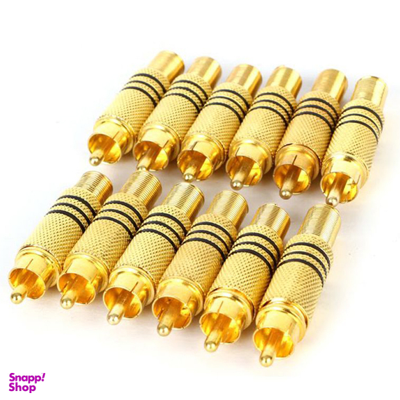 فیش AV طلایی مدل RPA بسته 100 عددی