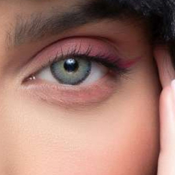 لنز رنگی رویال ویژن مدل Can Blue شماره 27 رنگ سبز آبی