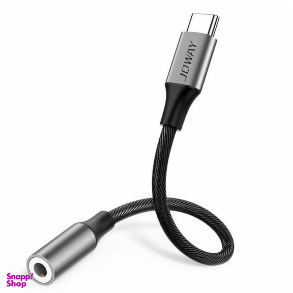 مبدل Type-C به Jack 3.5mm جووی کد TC-19 طول 0.12 متر