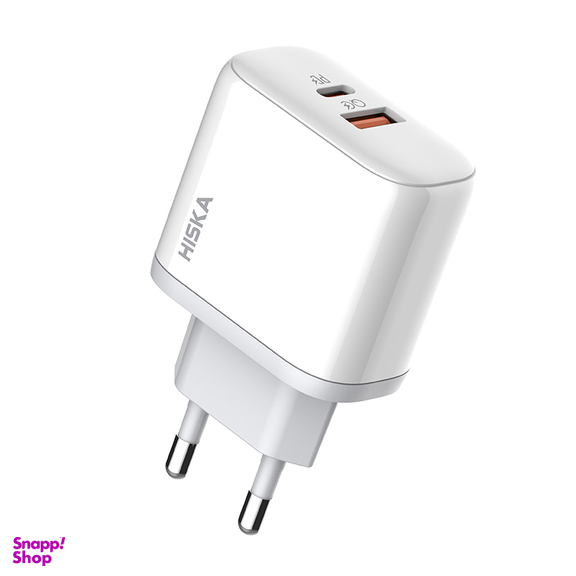 شارژر دیواری هیسکا مدل H-108 به همراه کابل USB-C