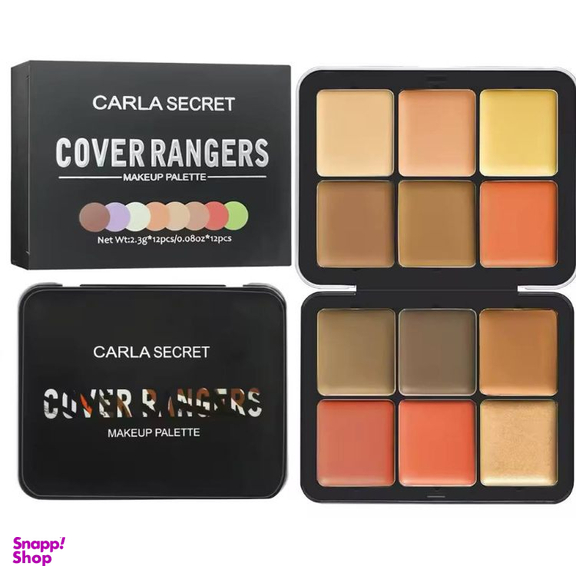پالت کانسیلر و کانتور کارلا سکرت مدل Cover Rangers کد 12