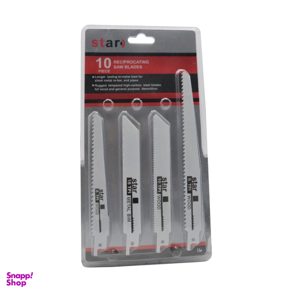 تیغه اره افق بر استار مدل YP-10PCS مجموعه 10 عددی