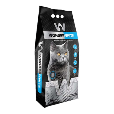 خاک گربه واندر وایت مدل کربن دار کد 8983 وزن 5 کیلوگرم