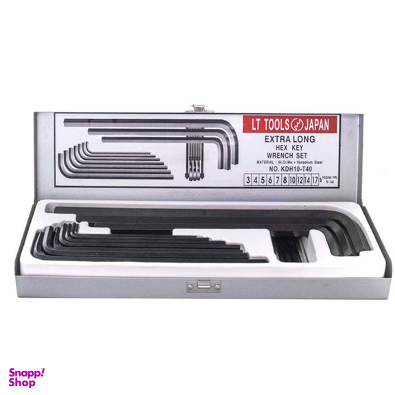 آچار آلن لایت مدل KDH10-T40 مجموعه 18 عددی