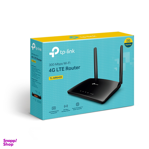 مودم روتر 4G LTE بی سیم N300 تی پی لینک مدل TL MR6400