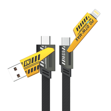 کابل دیتا USB/Type-C به Lightning/Type-C گرند مدل GK-44 طول 1 متر