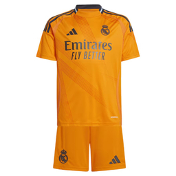 ست تیشرت و شلوارک ورزشی پسرانه مدل رئال مادرید Away 2025