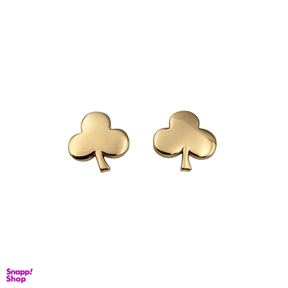 گوشواره میخی طلا 18 عیار زنانه زرلاین مدل برگ کد E-500005