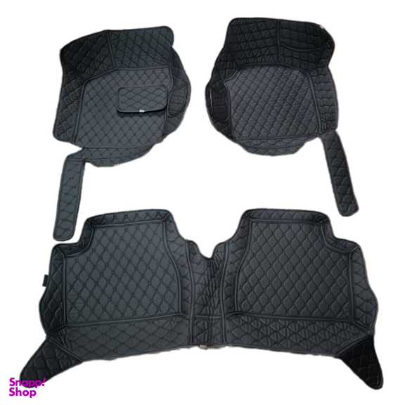 کفپوش پنج بعدی خودرو طرح گلدوزی مدل فراز پوش مناسب کوییک