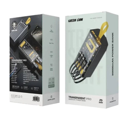 پاوربانک گرین لاین مدل Transparent Pro ظرفیت 30000 میلی آمپر ساعت