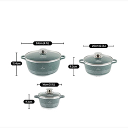 سرویس قابلمه 6 پارچه لایف اسمایل مدل LIFEP7-6-2