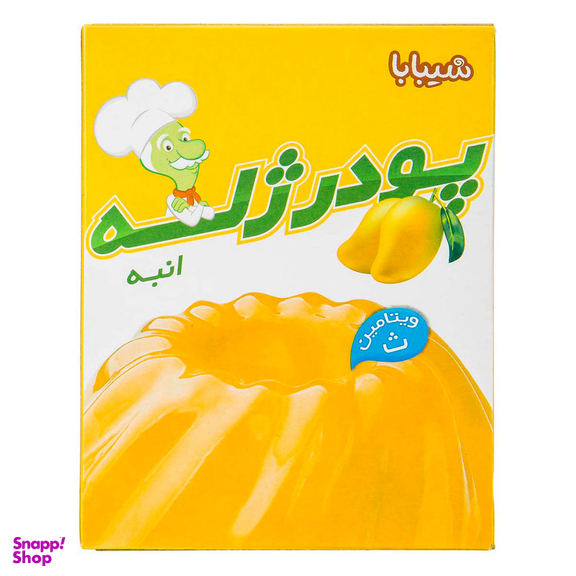 پودر ژله انبه شیبابا وزن ۱۰۰ گرم