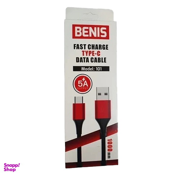 کابل شارژ 5 آمپر USB به Type-C بنیس کد 2050 طول 1 متر