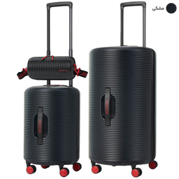 چمدان امریکن توریستر مدل ROLLIO QV1 مجموعه 3 عددی